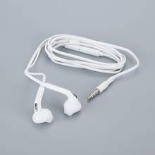 Dropship! Fashion White Super Bass Wired Earphones Earbuds In-ear Super Bass Sports Music Headset With Mic For Samsung Galaxy S6 2024 - buy cheap