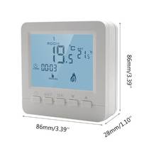 Gas Boiler Heating Temperature Controller Programmable Thermostat Wall Mounted J6PC 2024 - buy cheap