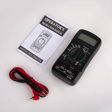 Mini multímetro digital xl630, 1999 de contagem, ac/dc, voltagem, resistência à corrente, testador de frequência, true rms, ncv 2024 - compre barato