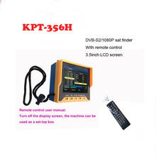 [Genuine] KPT-356H 3.5 inchHandheld TFT LCD Multi-Function (DVB-S/S2) Digital Satellite Finder satelink ws-6906 6933 kpt356h 2024 - buy cheap