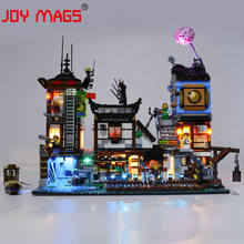 JOY MAGS Only Led Light Kit For 70657 NINJA City Docks , (NOT Include Model) 2024 - buy cheap