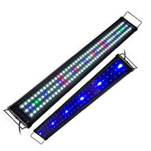 Led suporte do tanque de peixes luz multi cor espectro completo coral aquático planta marinha crescer lâmpada do aquário paisagismo iluminação decoração 2024 - compre barato