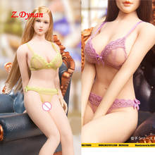 4 Colors 1/6 Exquisite Female Lingerie Costume Model Lace Underwear Middle/Big Breast for 12 Inch TBLeague Action Figure 2024 - buy cheap