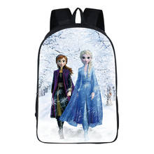 Disney Frozen Elsa Girls Backpack Baby Children Kindergarten Nursery School bag An-ti Lost Kids Student Mochila Escolar 2024 - buy cheap