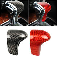 Car Gear Shift Knob Cover Shell Carbon Fiber Decoration For Audi A4 A5 Q5 Q7 A6 A7 S6 S7 Black/Red 2024 - buy cheap
