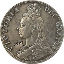 Reino Unido 1889 1 florín-Victoria 2 ° retrato copia monedas 2024 - compra barato
