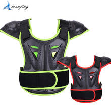 Children's motorcycle riders equipment Motocross cross-country armor Vest fall proof racing chest Knee Elbow armor 2024 - buy cheap