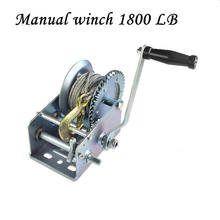 Manual winch 1800 LB winch of wire rope 2024 - buy cheap