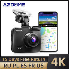 AZDOME 2.4" 2160p GS63H Car DVR Built in GPS LCD Screen Camera Dual Lens Night  Vision 1080p Rear Camera Wide Angles Recorder 2024 - buy cheap
