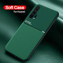 Funda trasera de PU para Huawei P30 Pro, P30Lite, Nova 5t, y9, 2019, p20, p40, mate 20, 30 pro lite, funda suave deslizante 2024 - compra barato