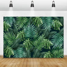 Laeacco Green Leaves Photography Backdrop Summer Tropical Palms Tree Birthday Party Baby Shower  Jungle Background Photo Studio 2024 - buy cheap