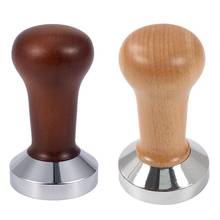 Coffee Tamper Wooden Handle Barista Espresso Machine Grinder 51mm for Coffee and Espresso Powder Hammer 2024 - buy cheap