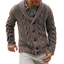 Autumn Winter Sweater Men Cardigan Coat Warm Buttons Mens Sweater Cardigan Slim Knitted Sweater Cardigan Men Coats Men Clothing 2024 - buy cheap