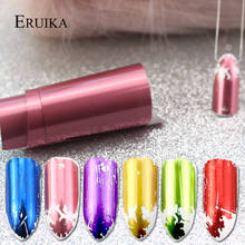 ERUIKA-láminas para uñas, colores variados, mate, para calcomanías, envolturas de transferencia holográficas, papel estrellado, decoración de uñas, arte artesanal, 12 Uds. 2024 - compra barato