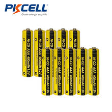 PKCELL 10pcs NI-CD 1.2v AAA 400mAH Rechargeable batteries NICD Batteria Nickel cadmium for grass cutter 2024 - buy cheap