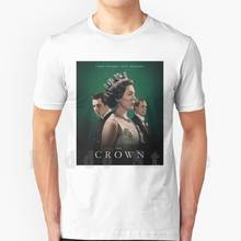 The Crown T Shirt Print For Men Cotton New Cool Tee The Crown Crown Queen Royalty Nobility King Serie The Weather Changes Duty 2024 - buy cheap