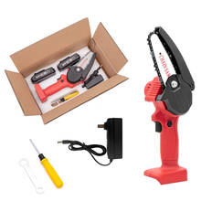 110V Rechargeable Electric Pruning Saw Cordless Mini Chainsaw Small Wood Splitting Chainsaw One-handed Pruning Power Chain Saw 2024 - buy cheap