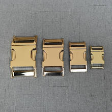 1 Pcs/Lot 15mm 20mm 25mm 32mm Golden DIY Accessories Backpack Buckles Dog Collar Webbing Quick Release Metal Buckle Safety Clasp 2024 - buy cheap