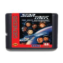 Star Trek The Next Generation NTSC-USA 16 bit MD Game Card For Sega Mega Drive For Genesis 2024 - buy cheap