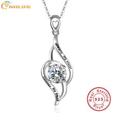 BONLAVIE Always My Sister Forever My Friend Custom Name necklace necklace 925 silver jewelry necklace 2024 - buy cheap