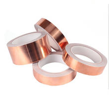 50 meter Double Guide Repair Tapes 0.05mm Thick Adhesive Conductive Copper Foil 5/10/15/20mm Shield Eliminate Anti-static Tape 2024 - buy cheap