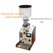 Máquina de moedor elétrico de café com importação da itália, disco de moagem de aço de titânio duro 74mm, grânulos de café 2024 - compre barato