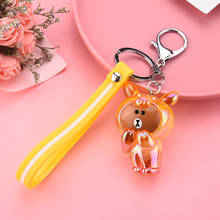 New Arrival Women Teddy Bear Doll Key Chain Creative Women Keychain Key Ring Holder Trinket Pendant Children's GiftEH118 2024 - buy cheap