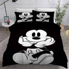 3D Cartoon Mickey Minnie Mouse Bedding Set Kids Children Bedroom Comforter Cover Duvet Cover Set Pillow Cases Teen Luxury Gifts 2024 - buy cheap