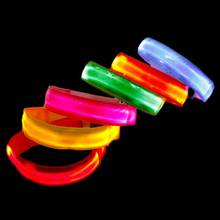 LED Flashing Light Up Glow Bracelet Wristband Concert Party Props Gift Gym Outdoor Sport Running Cycling Light Lamp 2024 - buy cheap