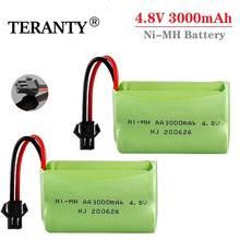 Upgrade 4.8V 3000mah NI-MH Battery For RC Cars Ship Tanks Robot Trucks 4* AA 4.8V rechargeable batteries group for RC toys Guns 2024 - buy cheap