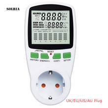 Inteligente digital wattmeter power analyzer medidor de energia 230 v medidor de energia tomada watt monitor instrumentos de análise de medição 2024 - compre barato