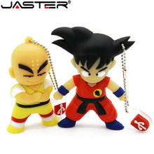 JASTER  pen drive 4GB 8GB 32GB 64GB cartoon Dragon Ball Goku Kuririn pendrive 16gb usb flash drive 2024 - buy cheap