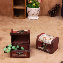 Elegante caixa de metal com fechadura de metal, caixa para armazenar joias do tesouro, vintage, flor, caixa de madeira manual 2024 - compre barato
