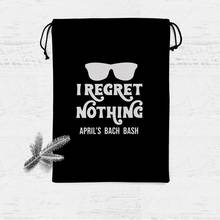 personalized  I Regret Nothing  Kit Bags  Classy Bachelorette  Kit Bags Custom Bachelorette Party Favor Kit Bags  birthday bags 2024 - buy cheap