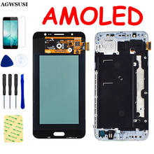 AMOLED For Samsung Galaxy J7 2016 J710 J710F J710M J710H J710FN J710A LCD Display Screen Touch Screen Digitizer Assembly Frame 2024 - buy cheap