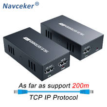 ZY-DT236 HDBitT IP HDMI удлинитель 200 м по UTP/STP CAT5 CAT5e CAT6 удлинитель HDMI с ИК-сетью LAN RJ45 HDMI удлинитель Ethernet 2024 - купить недорого