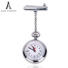 ALK Fob Nurse Pocket Watches Top Brand Quartz Watch Men Brooch Pendants Medical Watch Rose Gold Women Vintage Clock Silver 2024 - buy cheap