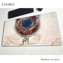 Esteiras de arte 800x400x3mm lindo gaming mouse pad grande teclado mousepad dos desenhos animados notebook gamer acessórios padmouse esteira 2024 - compre barato