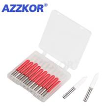 Tungsten Steel Relief Carving Tool 4mm Flat Bottom AZZKOR Sharp Cutting Metal Taper Carving Cutter Engraving Machine Tool 1pcs 2024 - buy cheap