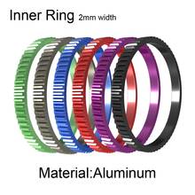 Legenstar 2mm Width Inner Rings 6 colors Interchangeable Filled Ring Aluminum Material Accessories Boho DIY Bague Christmas Gift 2024 - buy cheap