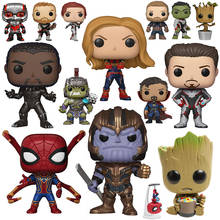 Marvel Super Heroes Doll Toys Collections Doctor Strange Spiderman Iron Man Hulk Thor Thanos Figure Action Deadpool Toys 10CM 2024 - buy cheap