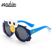 Polarized Kids Sunglasses Boy Girl Cute Cartoon Pelican Sun Glasses Children TAC Eyeglasses Silicone Bendable Safe Shades 2024 - buy cheap