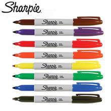 8 Pcs/Lot Original Sanford Sharpie Eco-friendly Fine Point Permanent Art Marker Pens 8 Colors Set Paint Marker 2024 - buy cheap