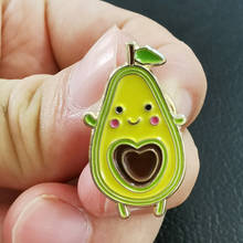 Avocados are not just healthy and tasty; they are also super cute. Avocado enthusiasts will like this delightful Enamel pin 2024 - buy cheap