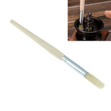 1pc Coffee Brush Coffee Grinder Machine Cleaning Brush Wood Handle Natural Bristles Wood Dusting Brush 2024 - buy cheap