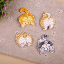 100pcs/lot Embroidery Patches Anime Animal Back View Clothing Decoration Sewing Accessories Gift Diy Iron Heat Transfer Applique 2024 - buy cheap