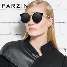 PARZIN Luxury Brand Beam Round Polarized Sunglasses Women Frame Fashion Colorful Eyewear Women's Driving Sunglasses 2024 - buy cheap