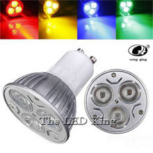 Bombilla LED GU10 superbrillante, 9W, 12W, 15W, 220V, no regulable, cálida, roja, verde, azul, fría, 10 lámparas Led, envío gratis 2024 - compra barato
