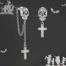 Женские серьги-гвоздики bamoer из серебра 2020 пробы с крестом, ювелирные изделия из серебра 925 пробы, BSE419 2024 - купить недорого