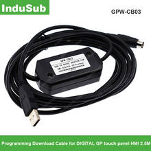 Cable de programación de pantalla táctil GPW-CB03 USB-GPW-CB03, interfaz USB RS232, descarga plc para GP DIGITAL/Proface HMI 2024 - compra barato